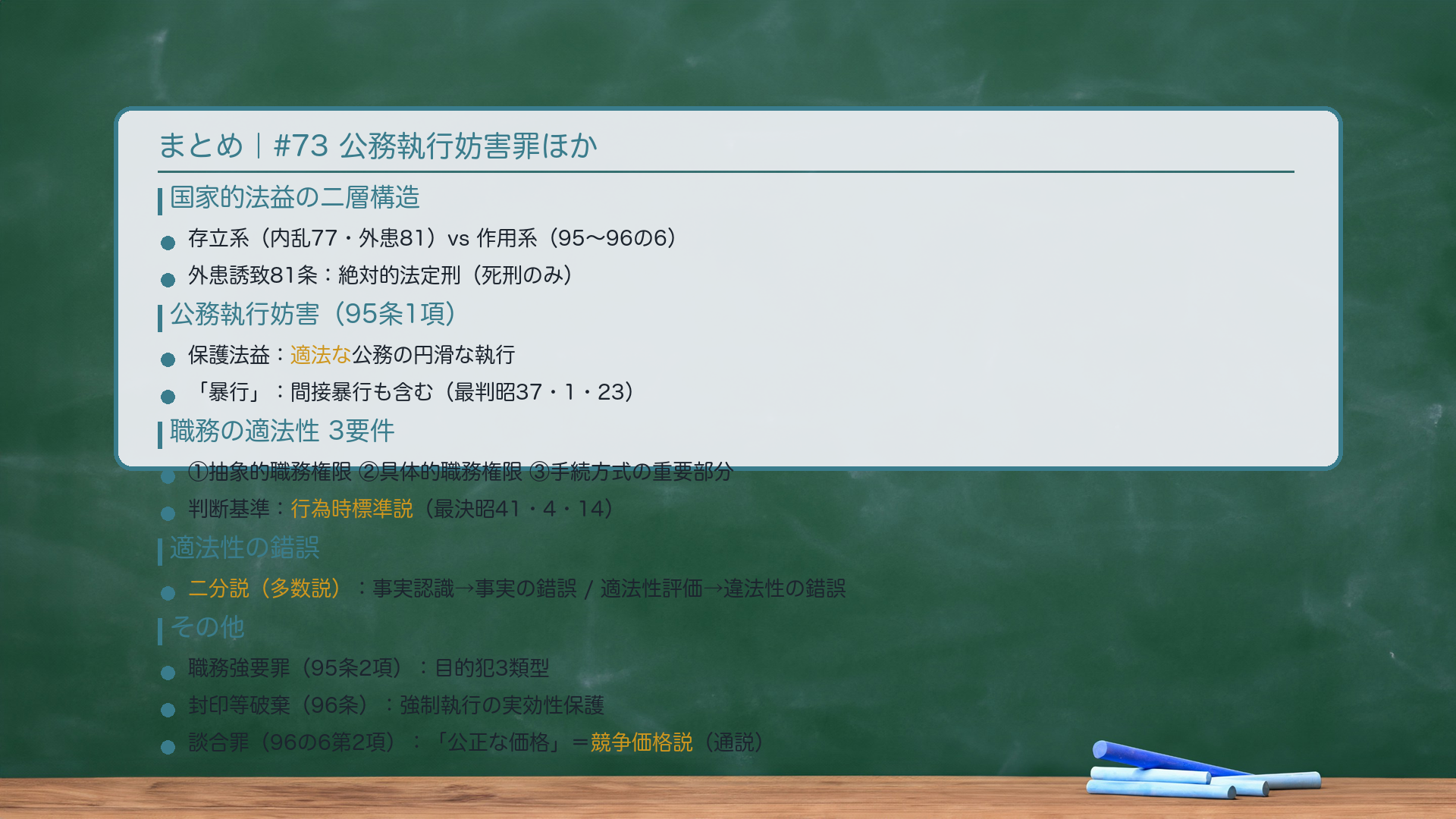 まとめ板書