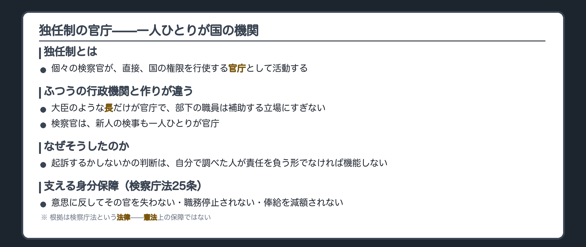 独任制のイメージボード