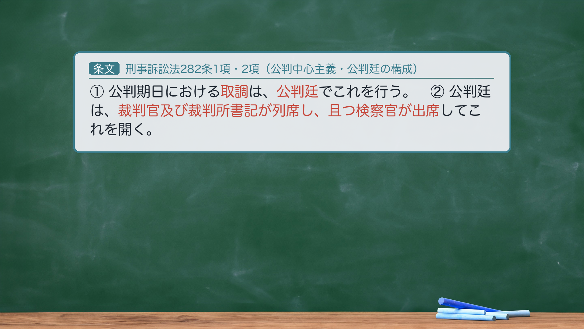 282条の条文カード