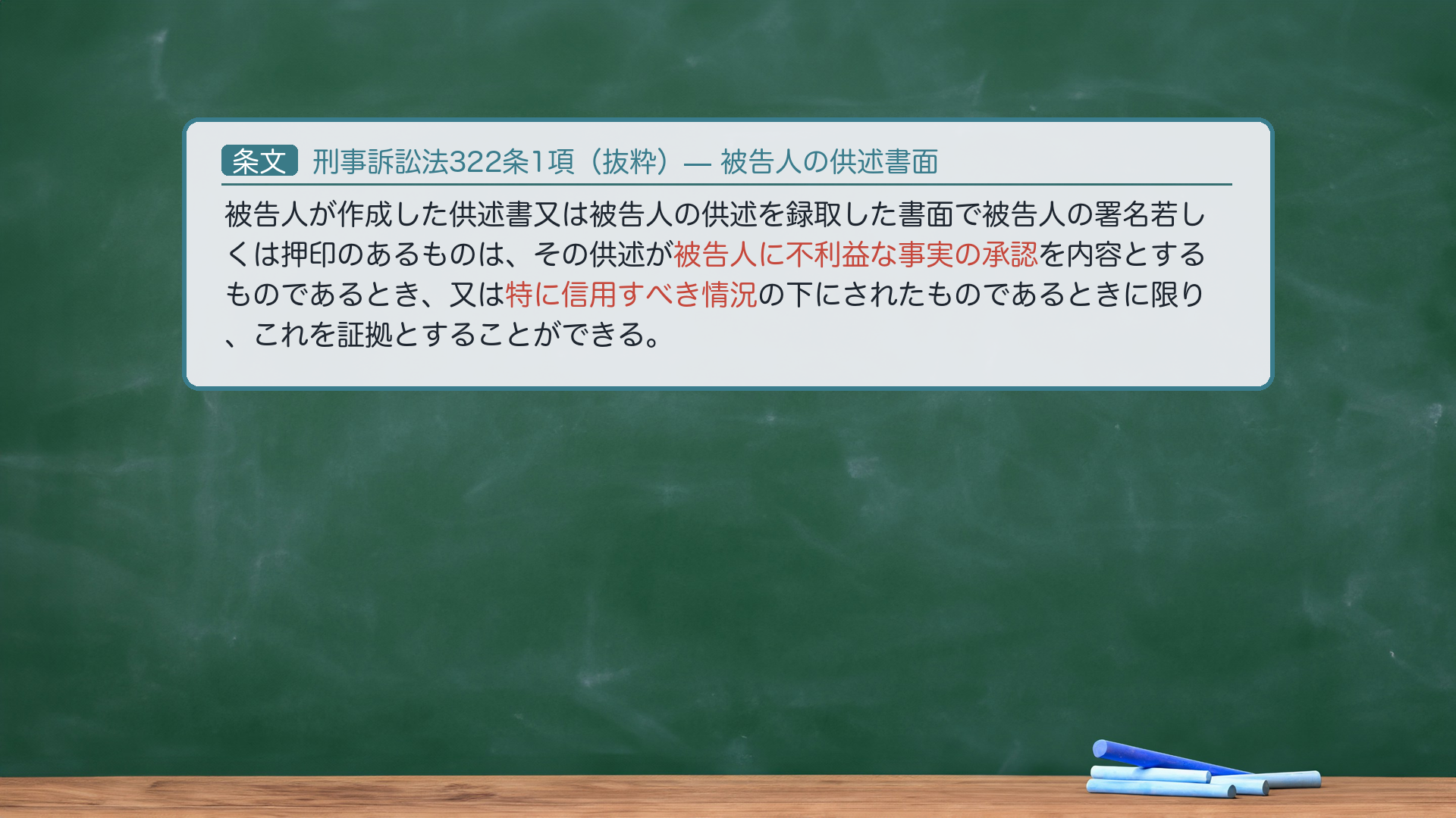 322条1項の条文カード