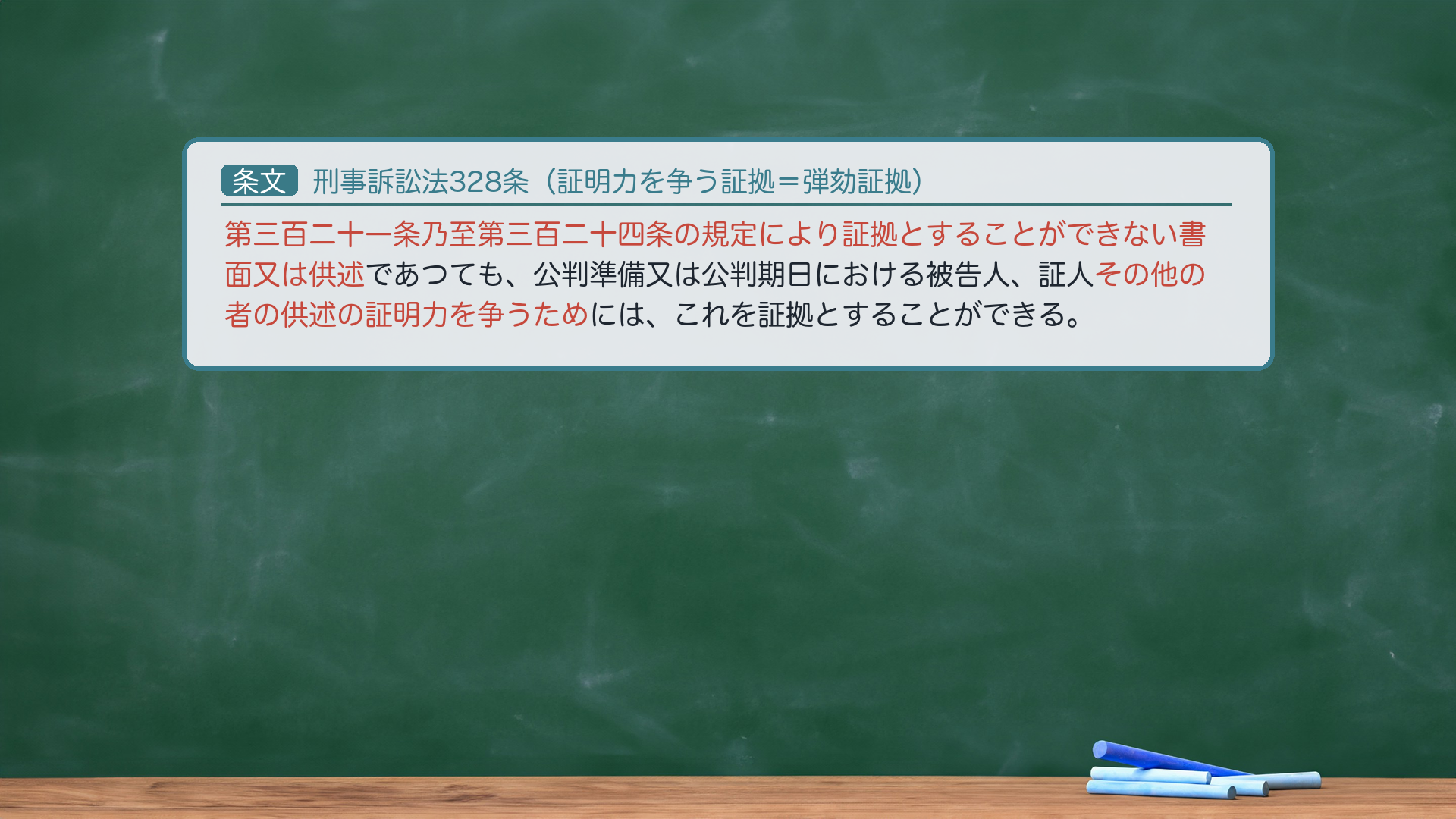 328条の条文カード