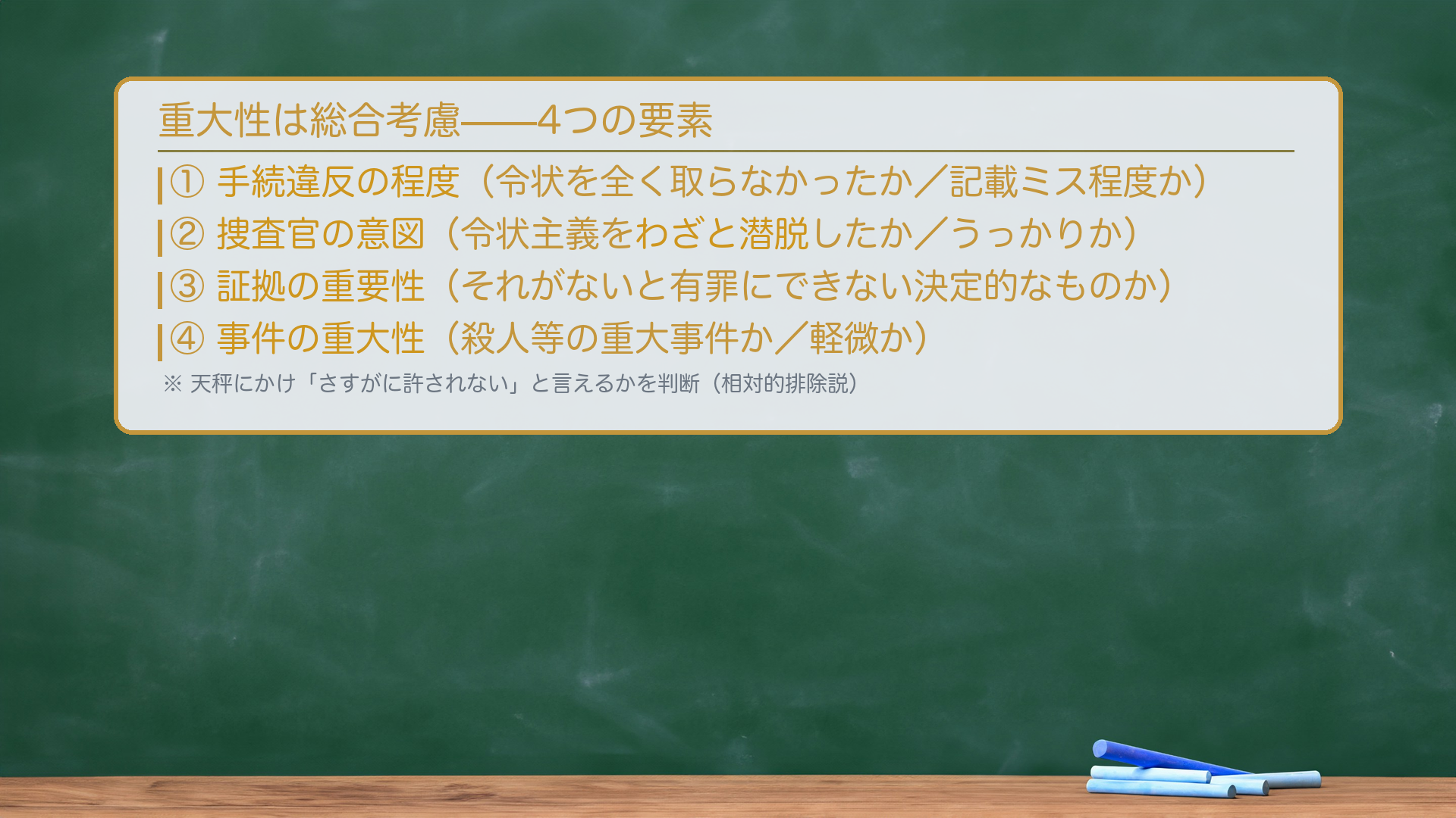 重大性の判断要素