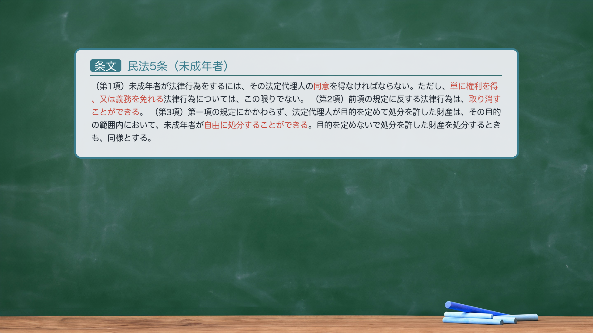 民法5条1〜3項全文