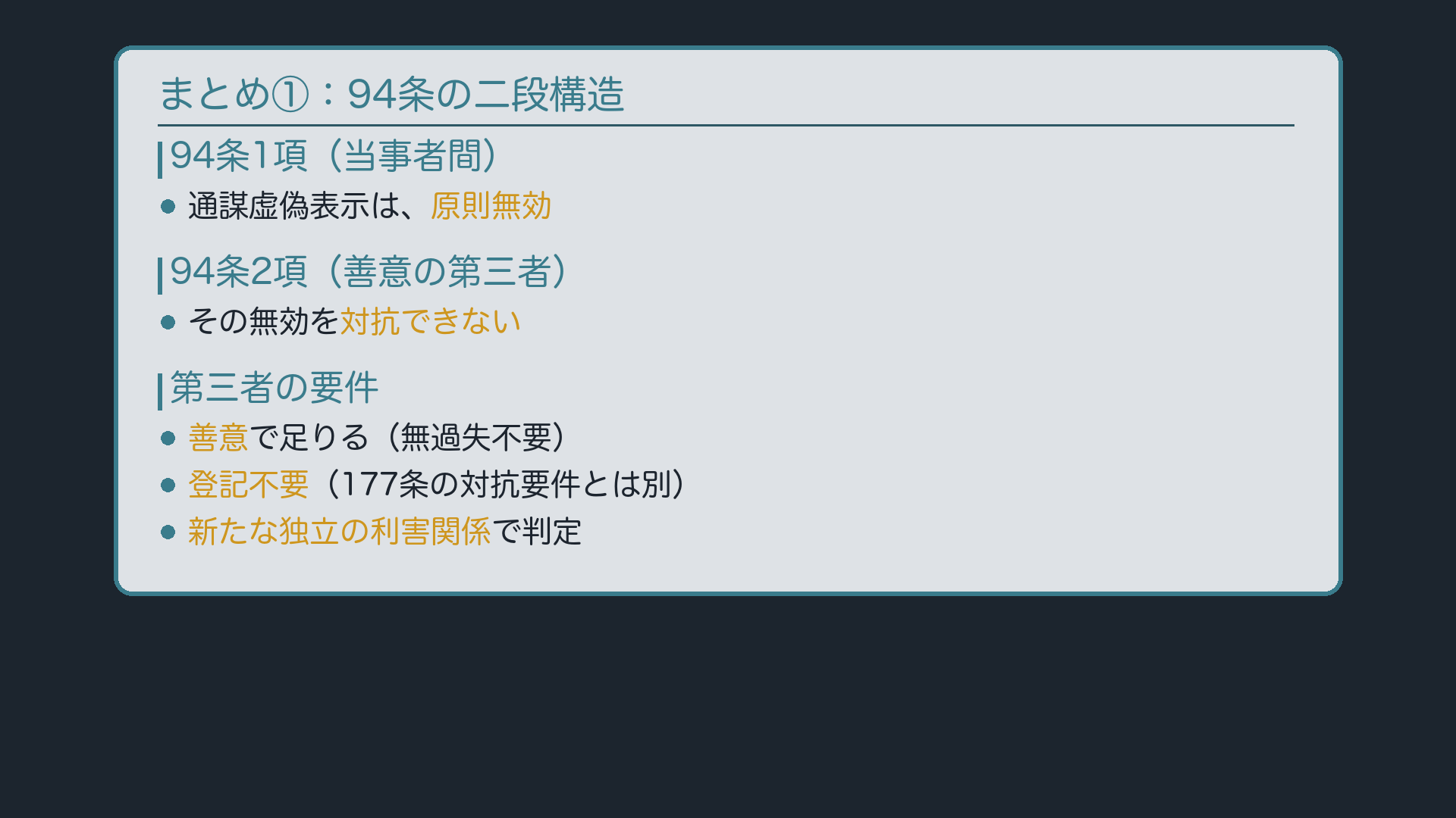 まとめ①：94条の二段構造